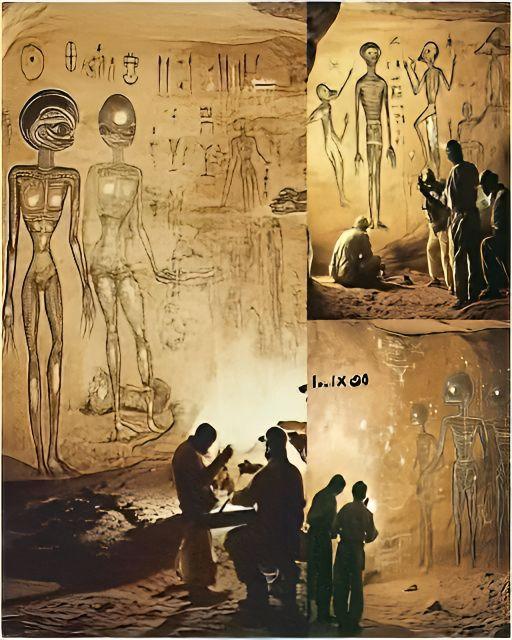 Latest News! Discovery of Alien Cave Paintings that Will Change the History of Humanity